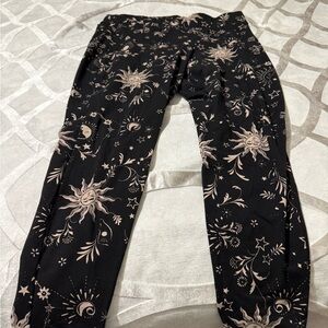 Torrid Celestial Print Black Leggings Size 1
